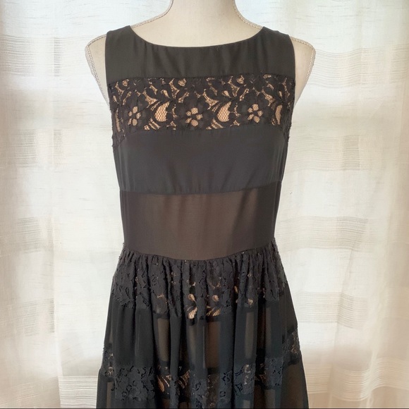 Black Lace Summer Dress - Picture 2 of 4
